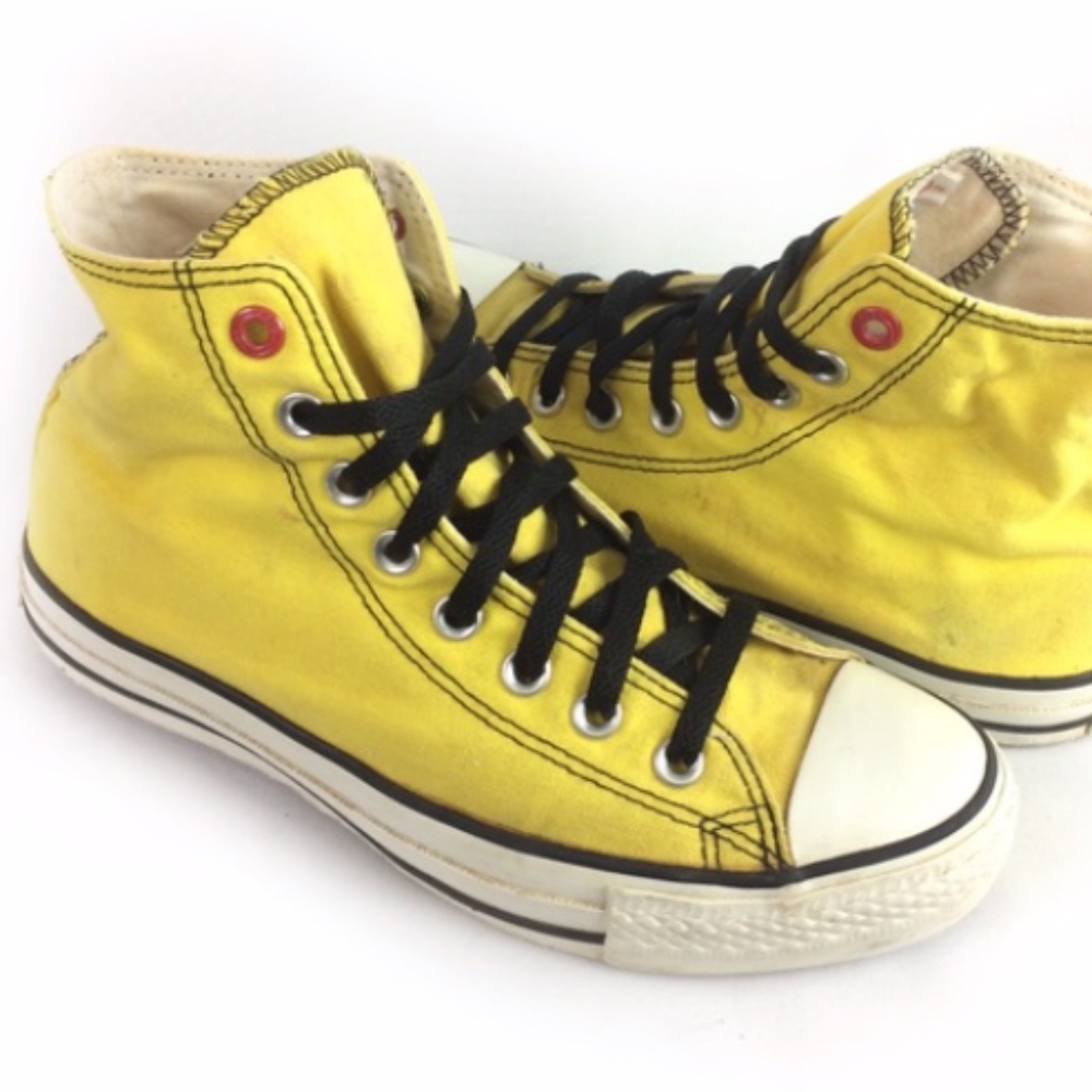 Yellow Converse All Stars